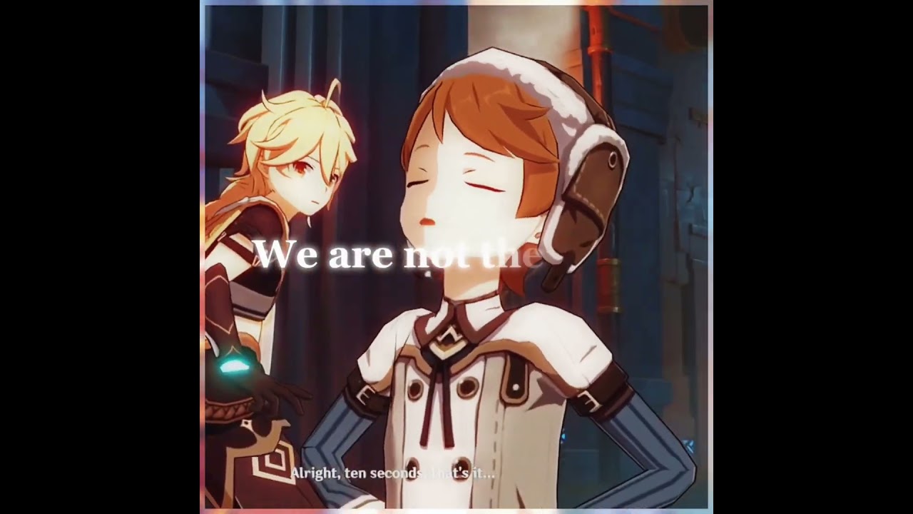 Childe & Teucer edit | I am a sinner, you are a saint | Genshin Impact