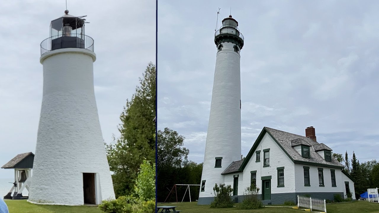 The Old & New Presque Isle Lighthouses