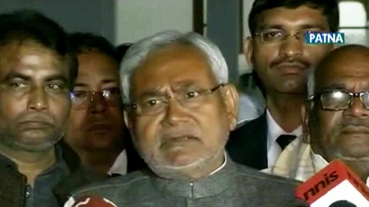 Bihar CM holds Dharna, calls for statewide shutdown