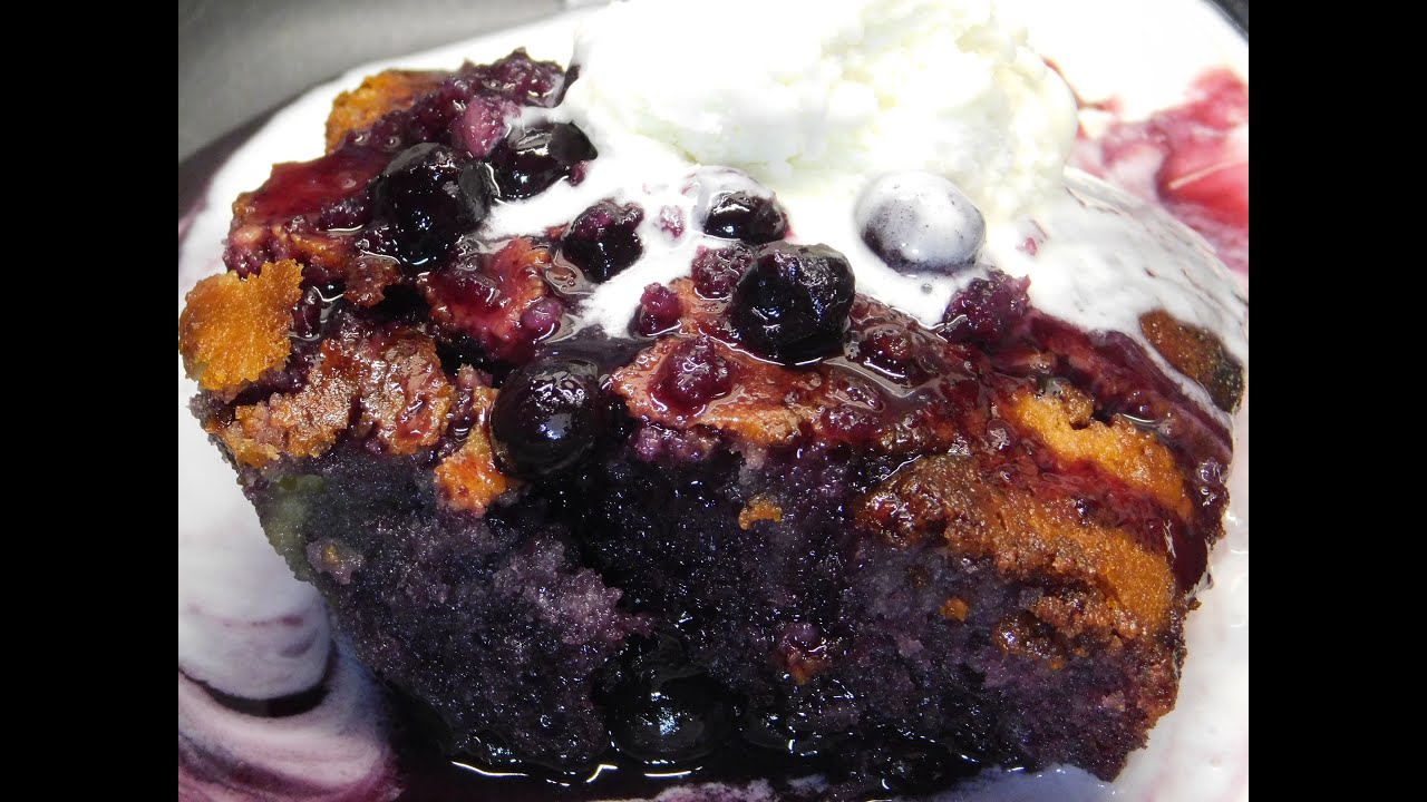 HOW TO MAKE BLUEBERRY SELF SAUCE PUDDING - Aussie girl can cook