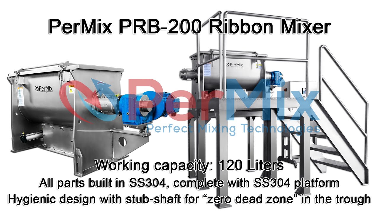 PerMix Sanitary Ribbon Mixer Video