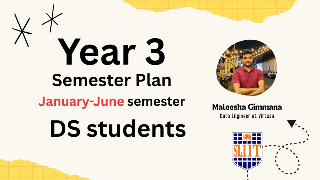 SLIIT Data Science: Year 3 Semester 1 Tips & Tricks