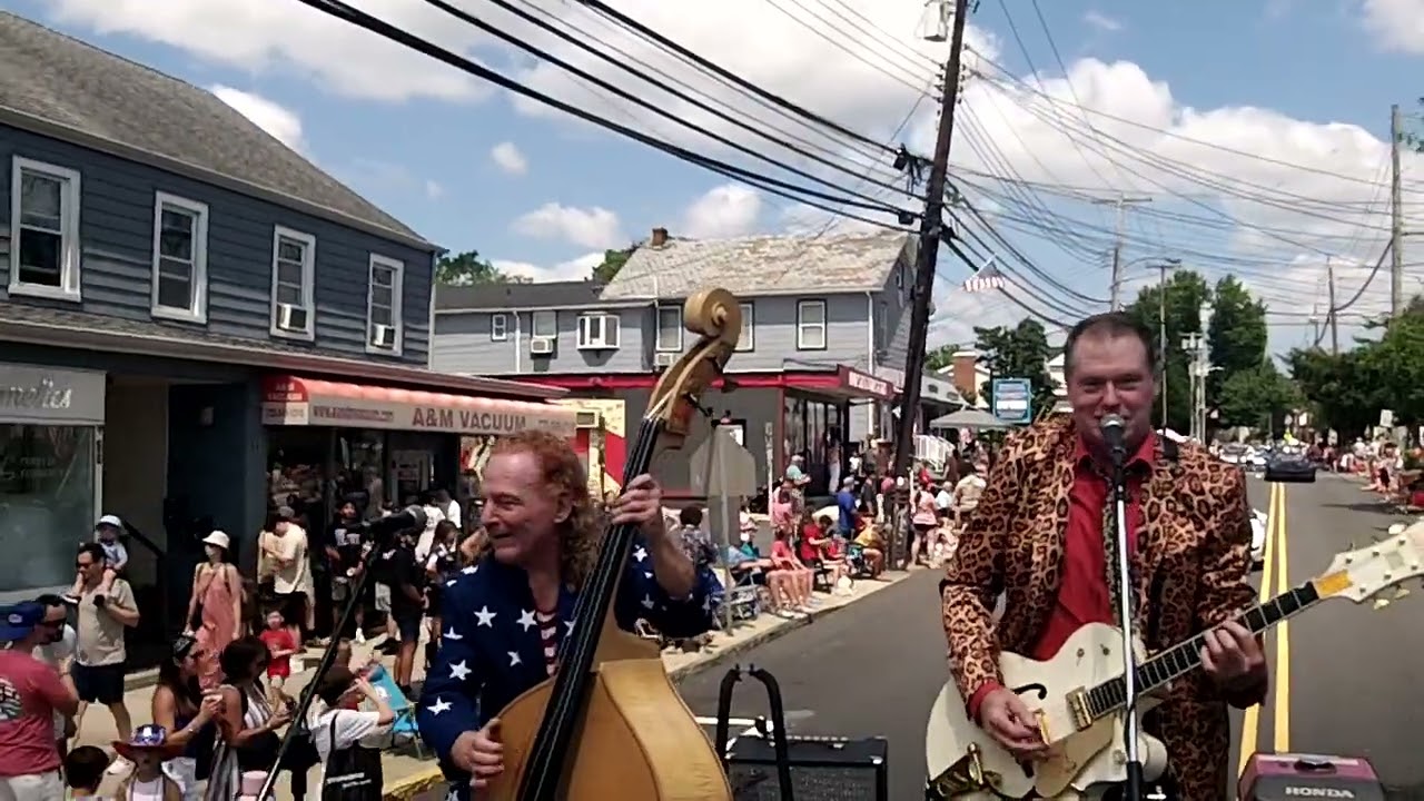 Fat City Rockers at Milltown, NJ 4th of July Parade.