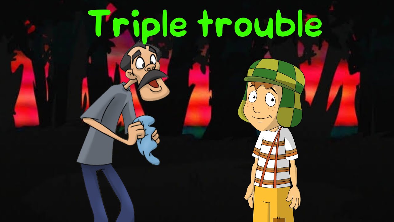 FNF-Triple Trouble but don Ramón,quico,ñoño,sr barriga and chavo +(chromaticas en la descripción)