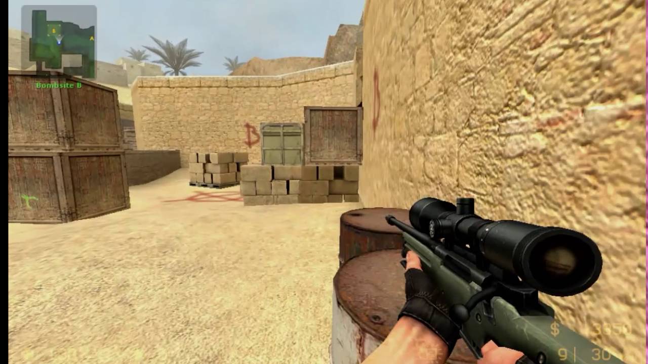 GamePlay - Counter Striker Soucer - (CSS) Dust 2