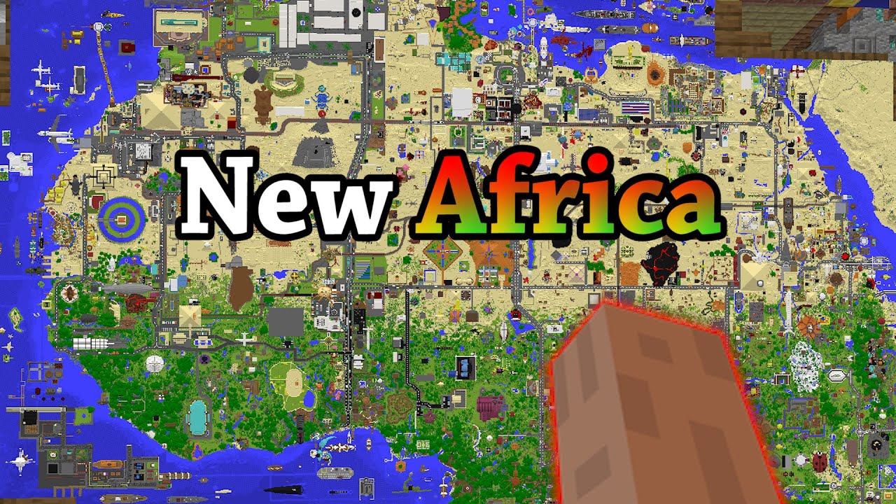 I Asked 300 Minecraft Players to Build A New Africa