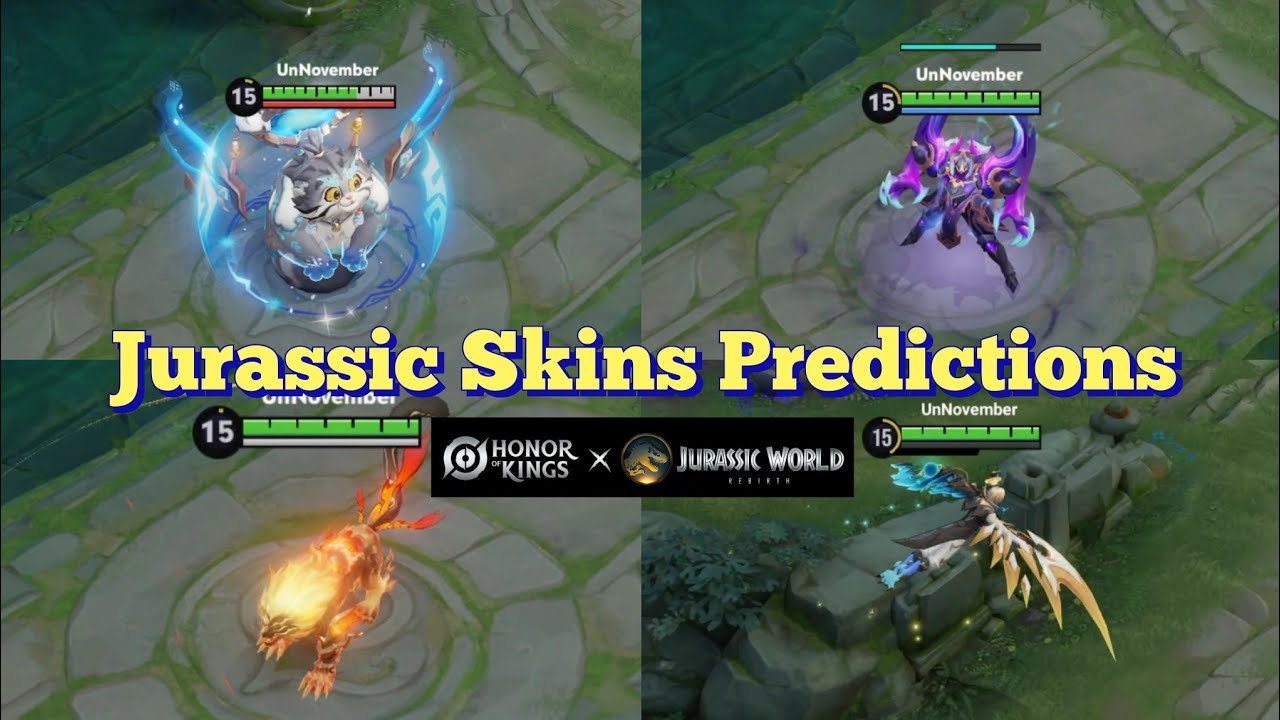 HOK X JURASSIC WORLD REBIRTH COLLAB SKIN PREDICTION &bull; HONOR OF KINGS