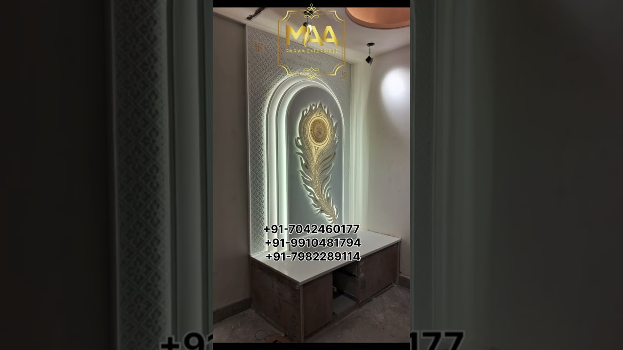 Elevate Your Home with Divine Elegance | Premium Corian Mandirs by Maa Parma