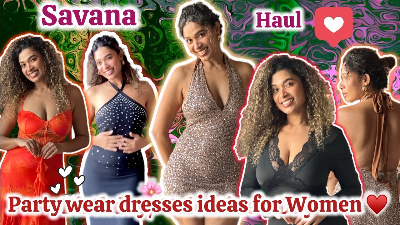 🎀💕Party wear dresses idea for women from Savana 🌸#pinterest #outfit ||SS||