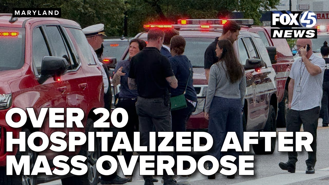 25 people taken to hospital after overdoses in West Baltimore