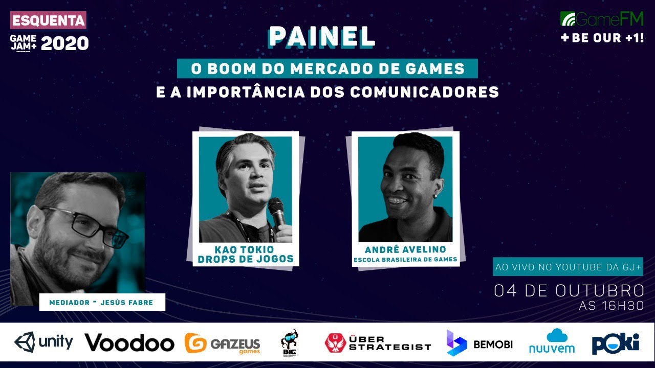 O BOOM DO MERCADOS DE GAMES E O PAPEL DOS COMUNICADORES - ESQUENTA GJ+2020 DAY 1