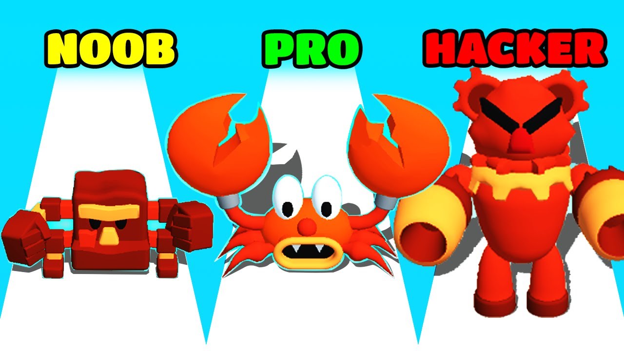 Monster Arena Gameplay - NOOB vs PRO vs HACKER (iOS/Android)