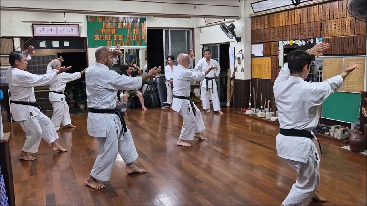 Entraînements à Okinawa...