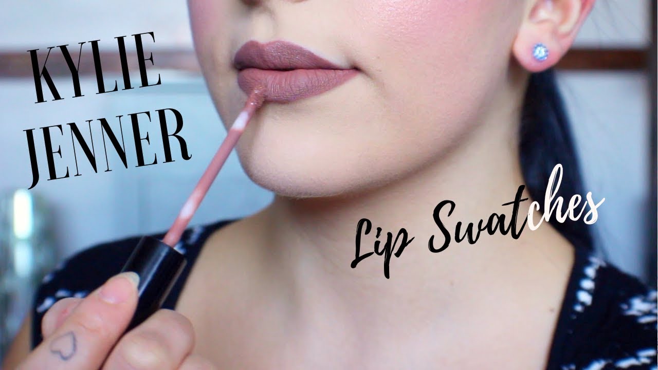 KYLIE COSMETICS LIP SWATCHES