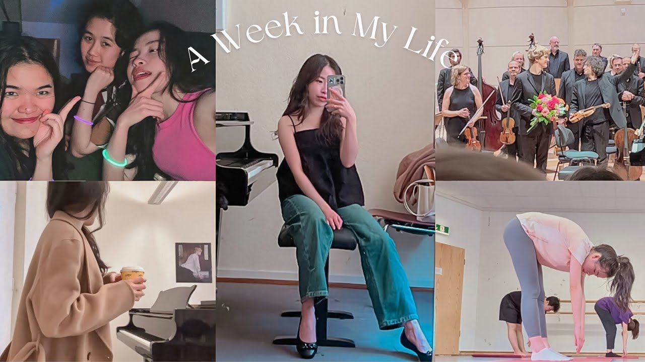 Weekly Vlog 🎹 | music students, lots of practicing, concert, birthday party, thoughts ☾ | 德国钢琴硕士日常
