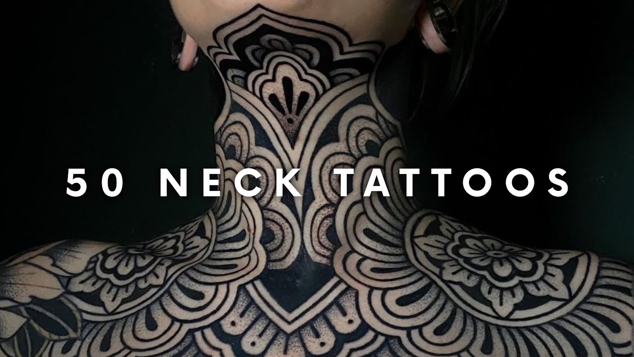 50 INCREDIBLE Neck Tattoos You Must See! | Neck Tattoo Ideas | Best Neck Tattoo #tattuba #tattoo