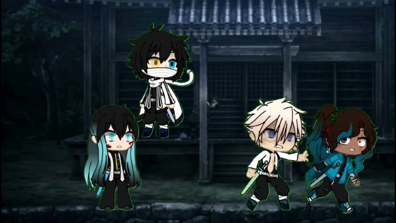 ⚔️Hashiras em um dia Normal. #kimetsunoyaiba  #anime #gachaclub