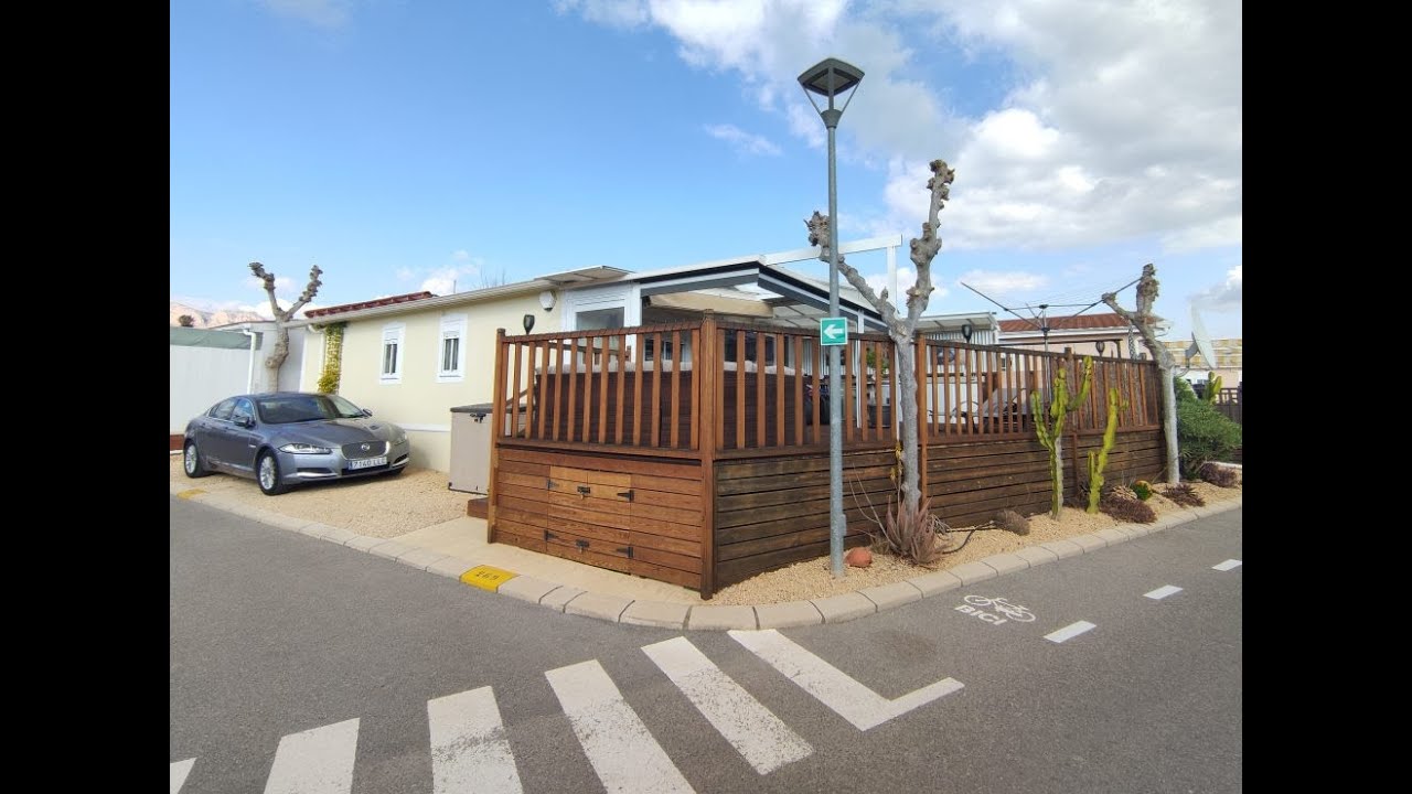 Aitana Double Park Home For Sale On Camping Almafra Campsite In Benidorm £82,000