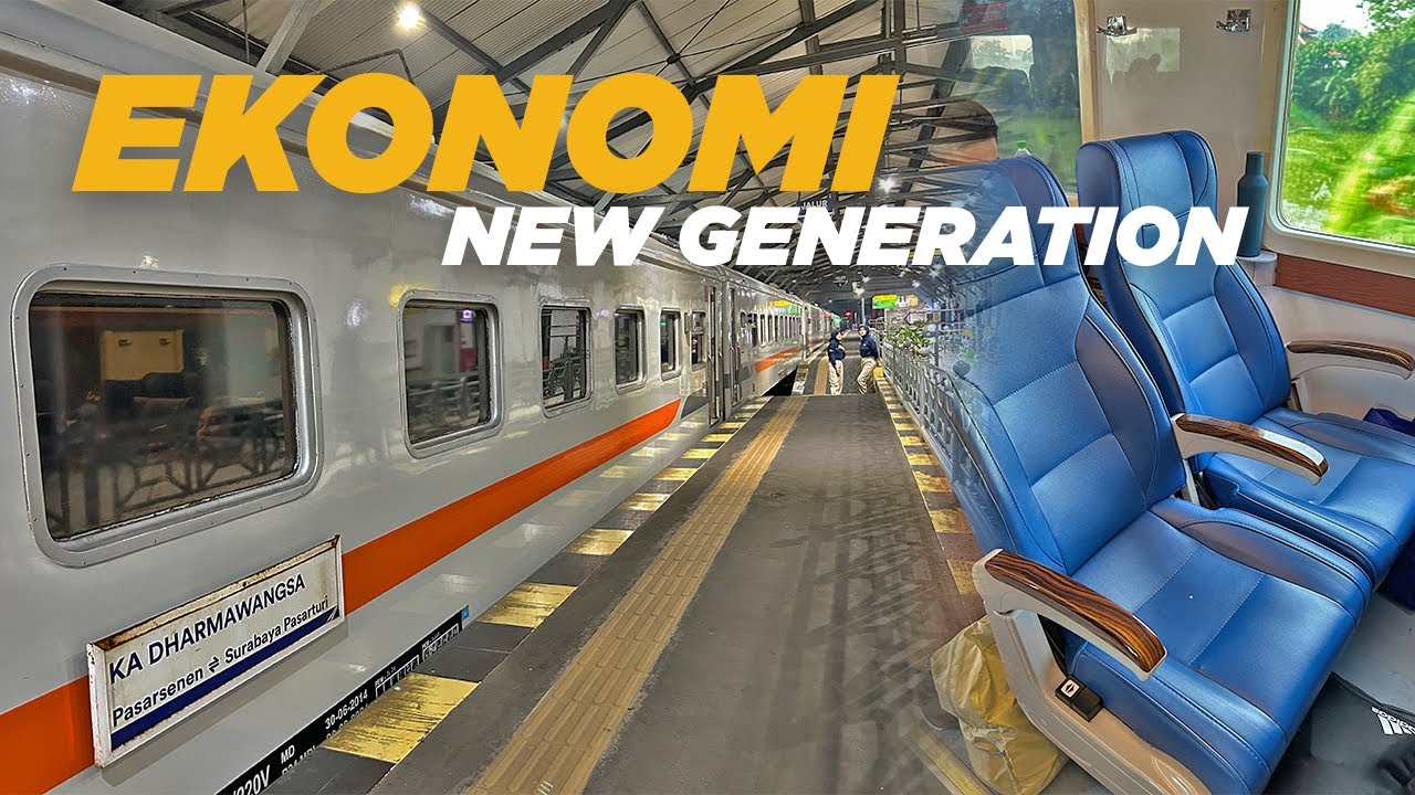 Mencoba Naik Kereta Dharmawangsa Kelas Ekonomi New Generation Surabaya - Jakarta