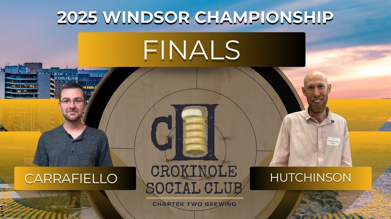 Windsor Crokinole Championship Finals Hutchinson VS Carrafiello
