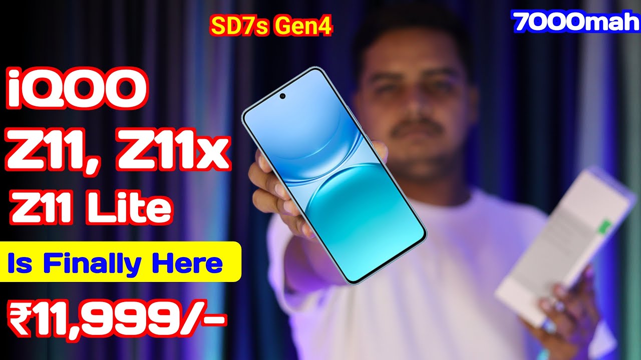 iqoo Z11x, Z11 & Z11 Lite 5G is Finally Here 🔥