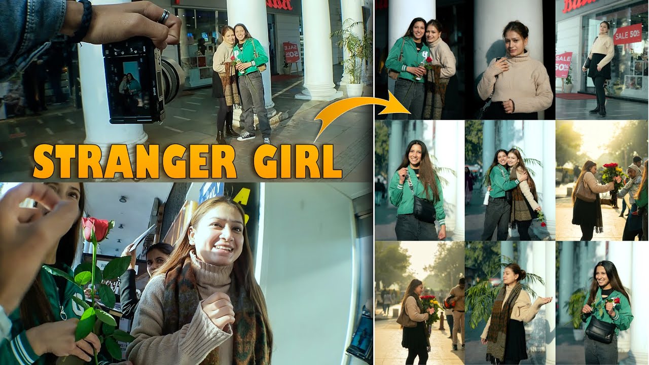 😱 ! Hi Stranger Girl street Photoshoot Vlog part -3 || Sony Zve10 camera || Sujain Khan