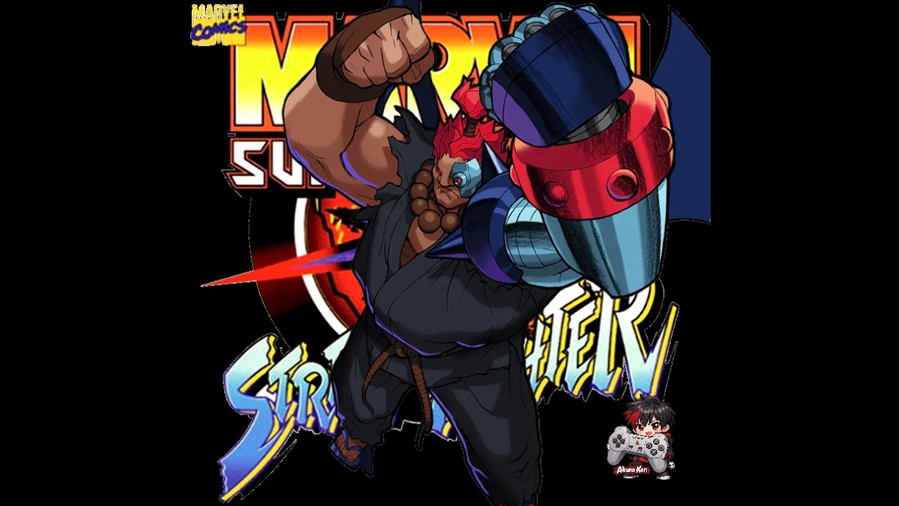 Reverse Boss Fight : Marvel Superheroes Vs Street Fighter - Play as Cyber Akuma