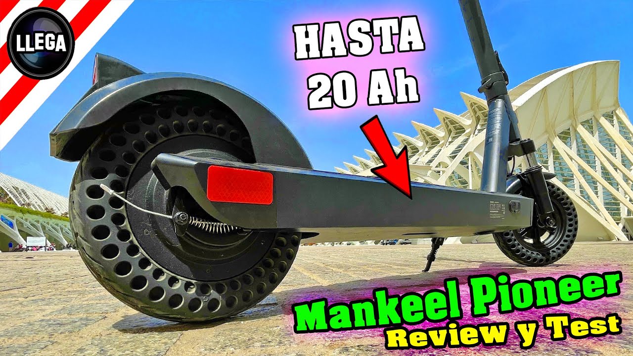 Hasta 20Ah y 45 Km/h | Mankeel Pioneer Scooter eléctrico | Review y Test