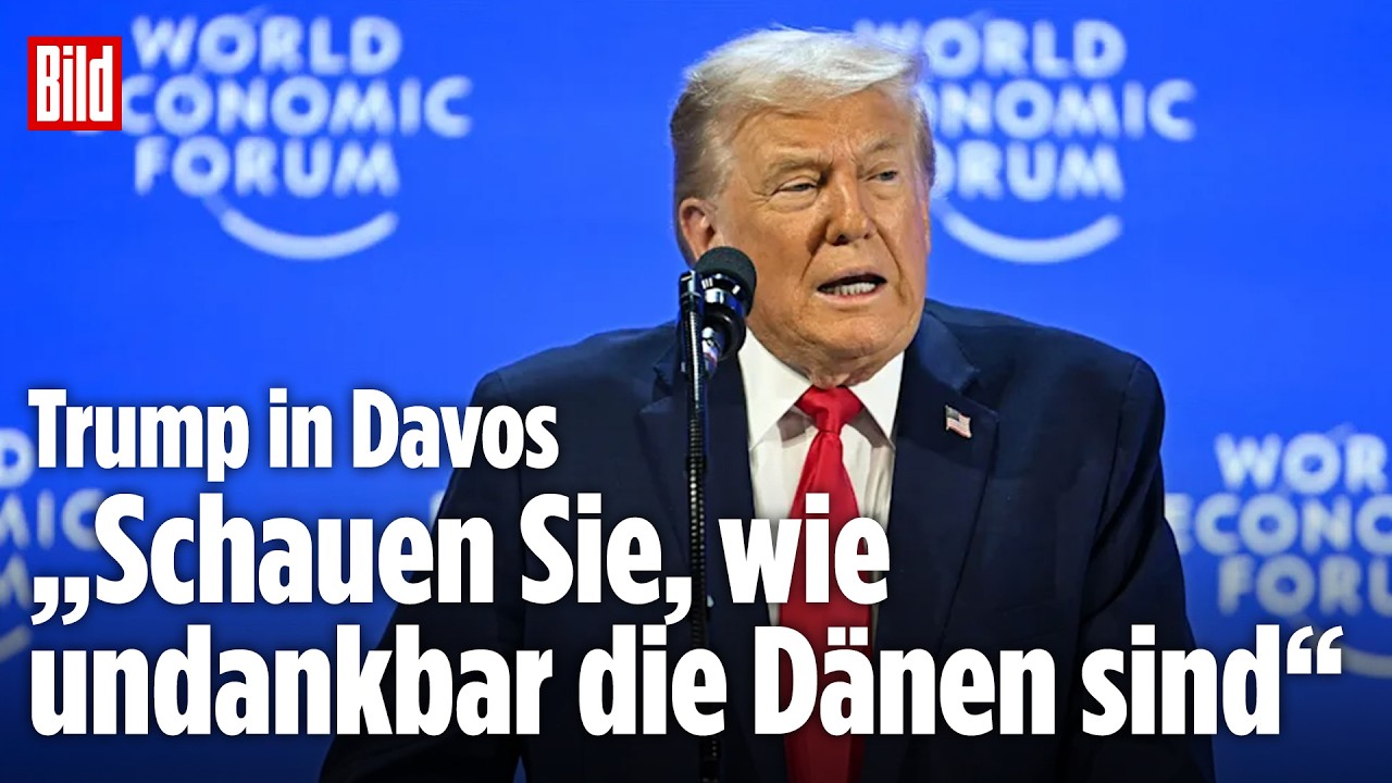 REDE VON TRUMP: Er verspricht Grönland in Davos – „Werde keine Gewalt anwenden“