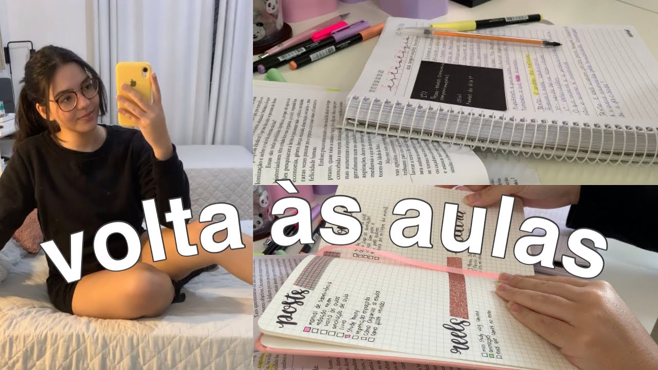 Study vlog ✨ volta &agrave;s aulas da faculdade| muito texto pra ler