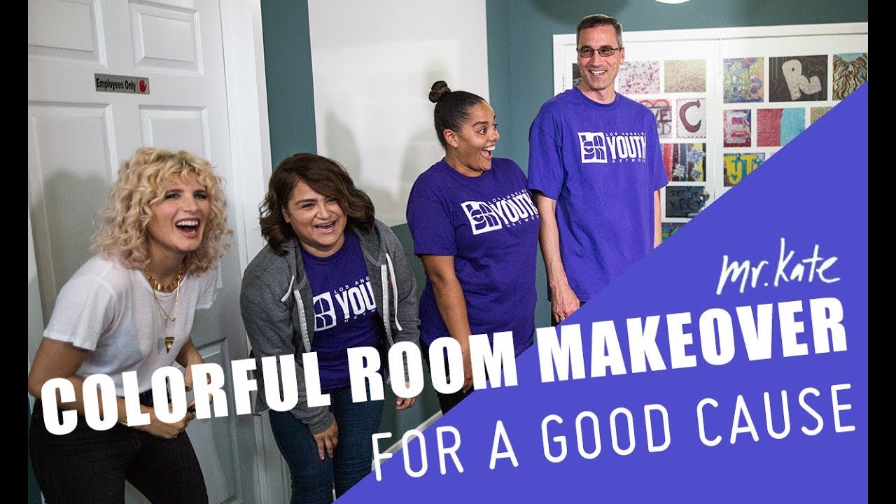 Colorful Room Makeover for a Good Cause | Office Goals on the Road | Mr. Kate