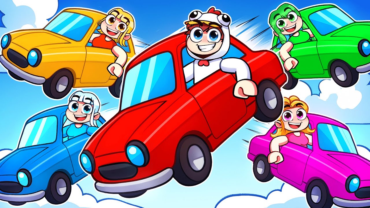 Obby mais Je suis dans une VOITURE avec mes AMIS sur Roblox !