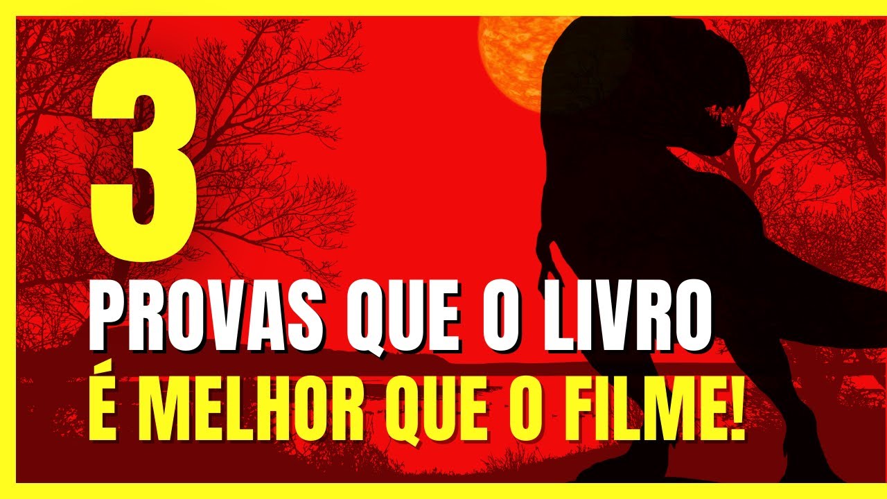 PROVANDO QUE JURASSIC PARK É MELHOR NO LIVRO!