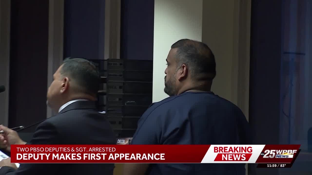 Bond set for Palm Beach County deputy charged with abuse and misconduct