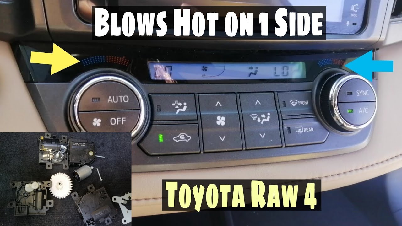 How to solve A.C Heater Blows hot on Passenger Side Cold on Driver Side