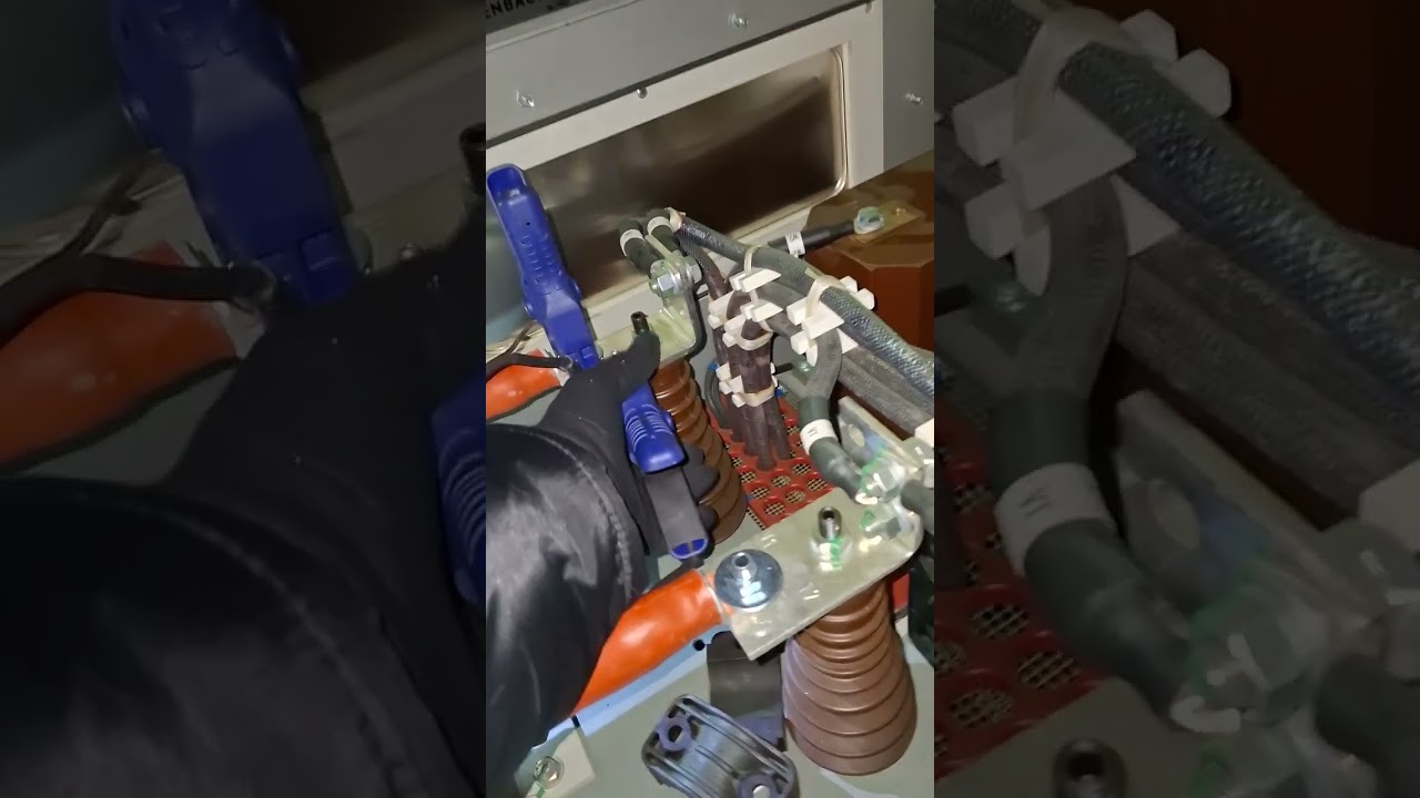 Замер переходного слпротивления прибором ИКС-30А#электролаборатория konturtoka.ru