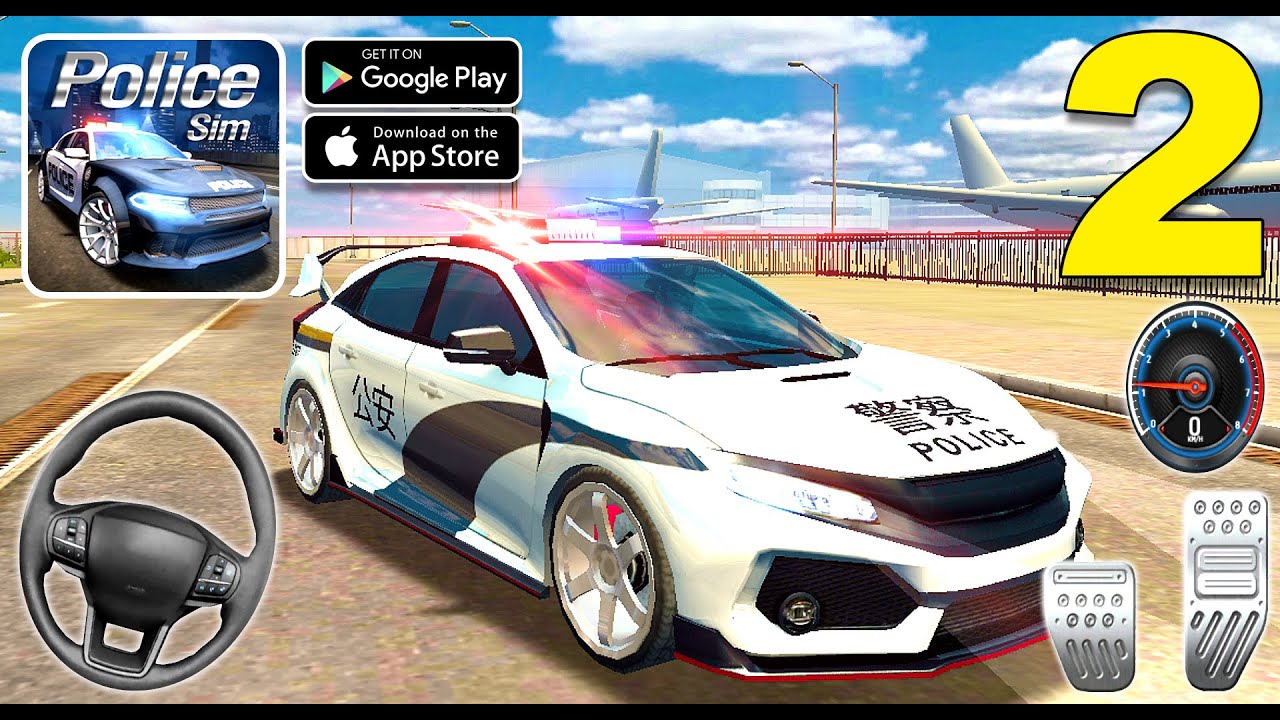 Police Sim 2022 Cop Simulator #2 - Honda Civic Type R *UNLOCKED* - Android Gameplay