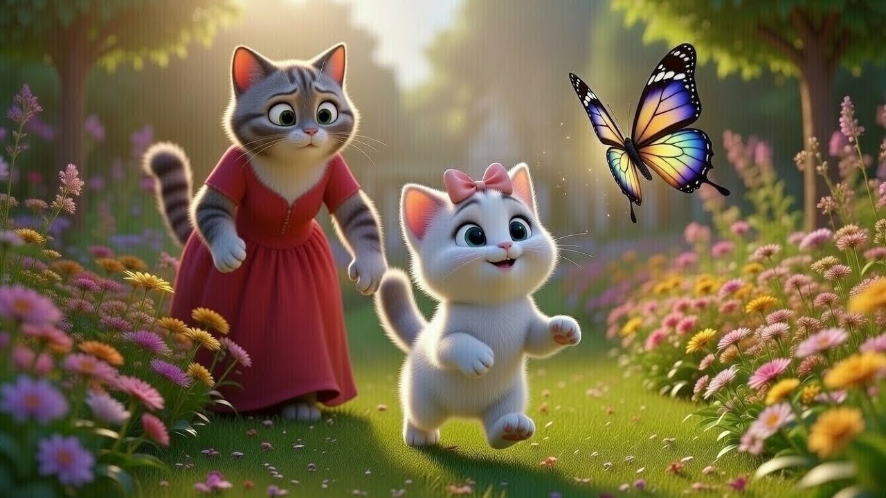 Chiku Gayi Park 🐱🌳 | Pyari Cat Story for Kids 💖