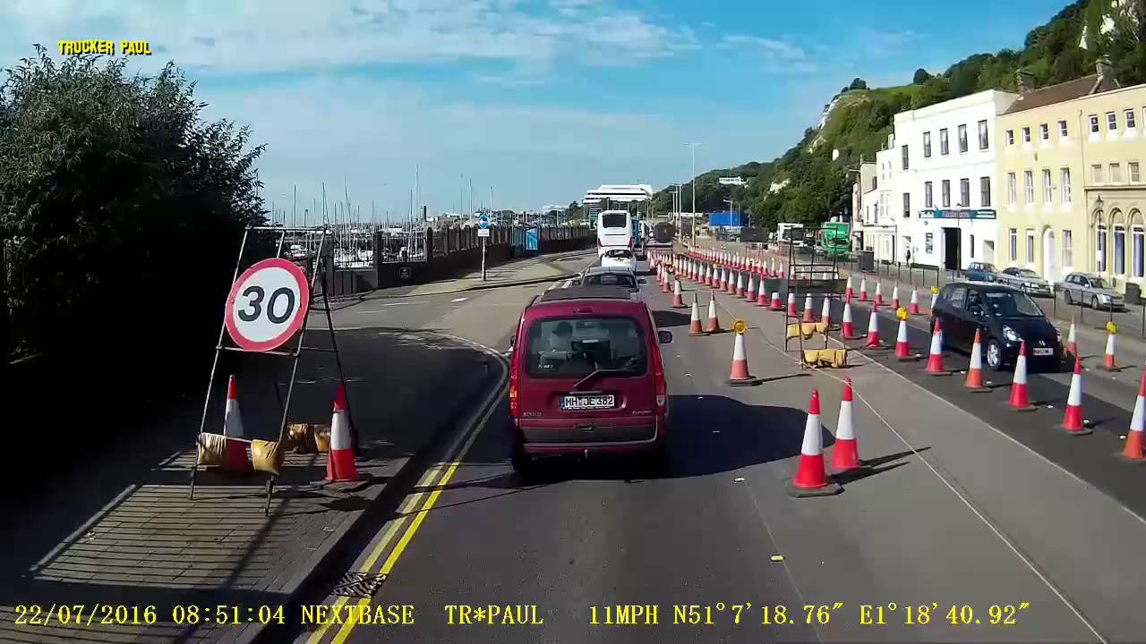 73 - TRUCKING Thru Dover - White Cliffs A2, A20 (Trucker Paul)