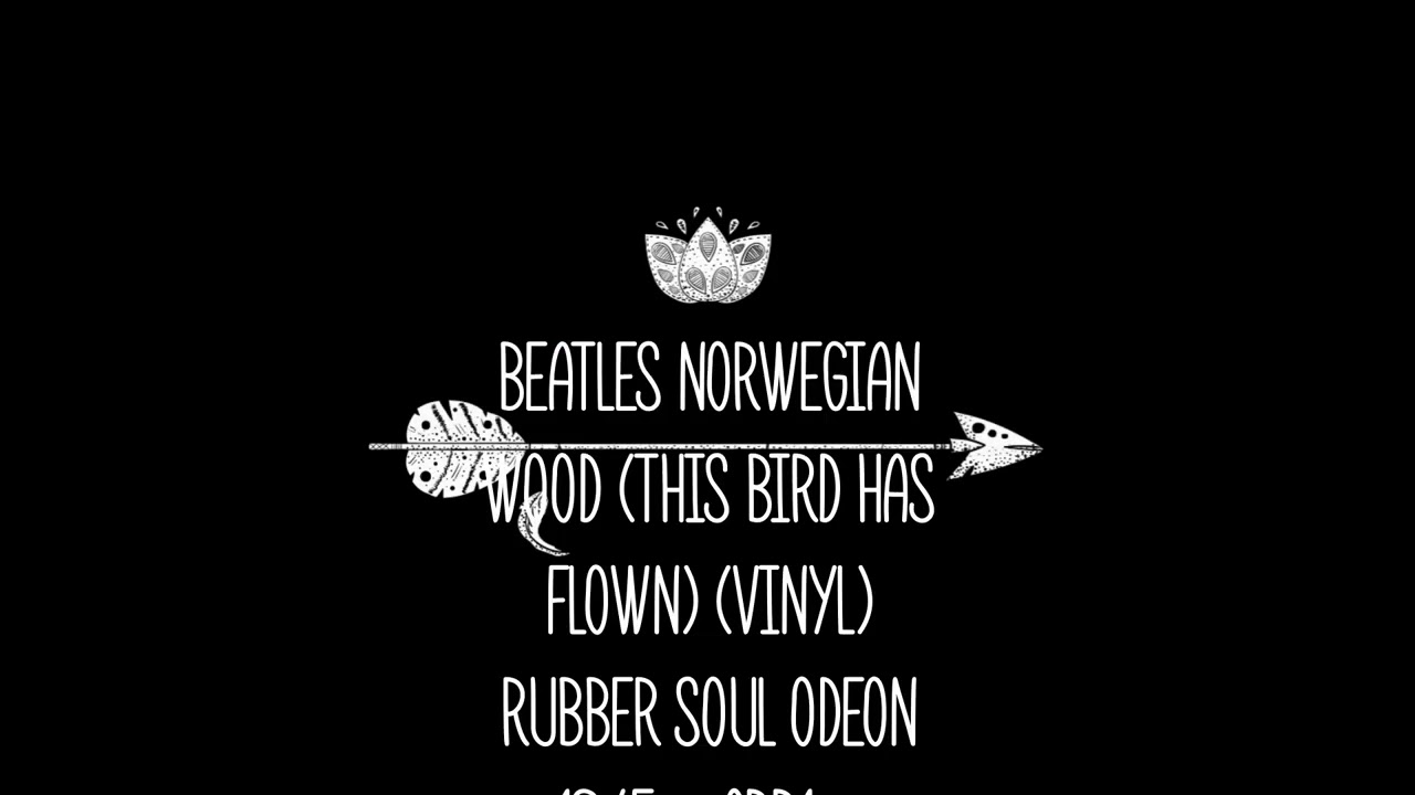 beatles norwegian wood (this bird has flown) (vinyl) rubber soul odeon 1965   crr1 classic rock 1