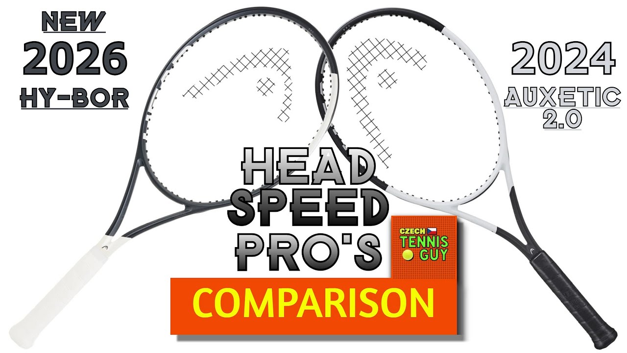 🎾 Сравнение теннисных ракеток Head Speed ​​PRO 2026 (Hy-Bor) и Head Speed ​​PRO 2024 (Auxetic 2.0...
