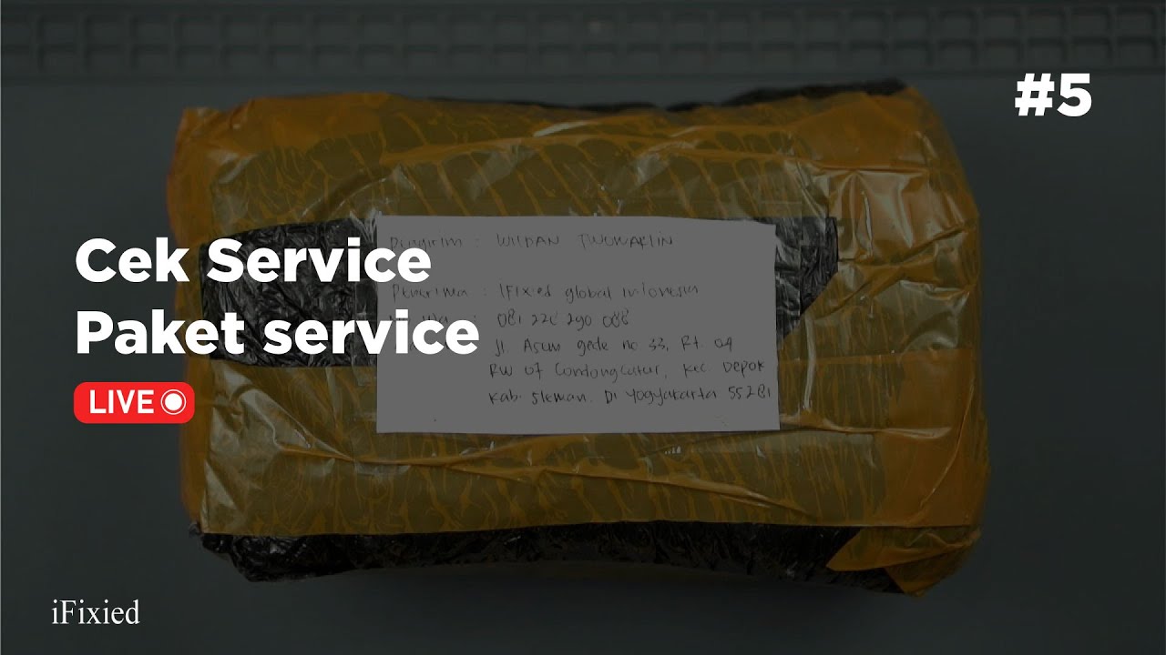 Service iPhone - Cek Kiriman Luar Kota - part 5 - Live Service 