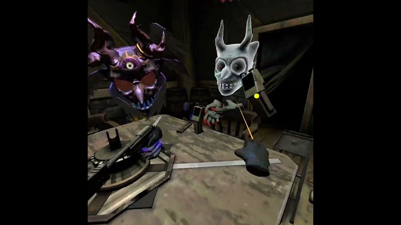 Playing Russian roulette in VR 😥🔥