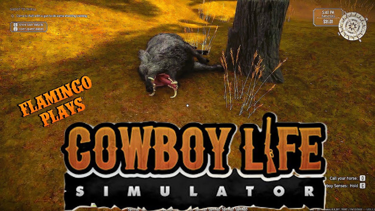 Flamingo Plays: Cowboy Life Simulator EP05: I Got Me a Cowboy Hat