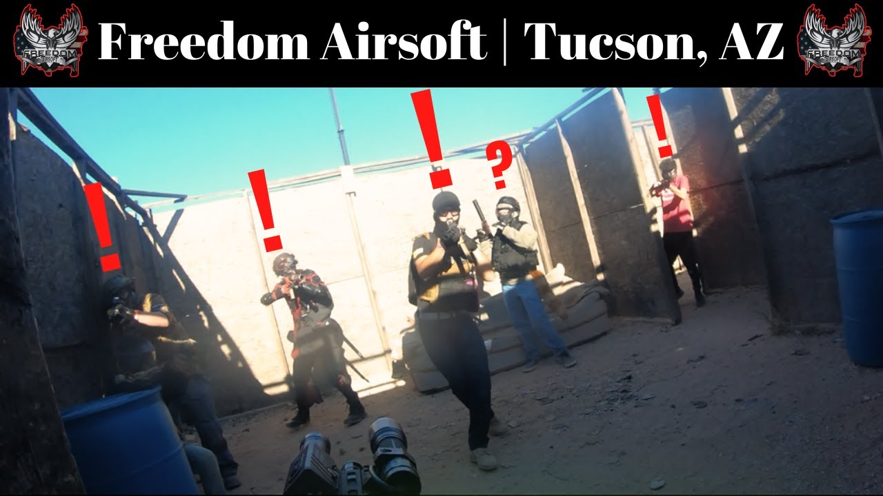 Freedom Airsoft | Multiple Player Gameplay | Tucson, Arizona.