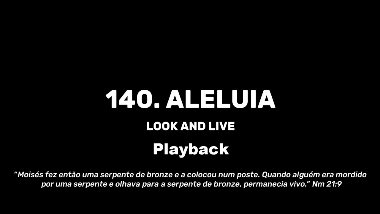 140. Aleluia - Playback