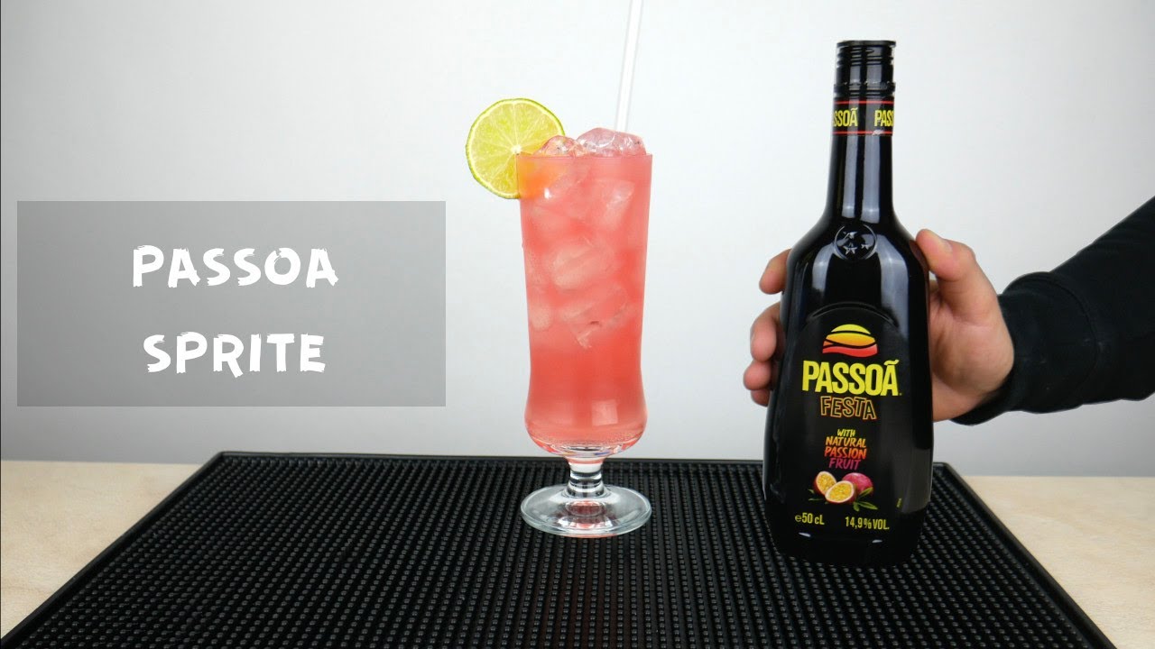 Passoa Sprite - drink z likierem Passion Fruits i Spritem - Drinkomania