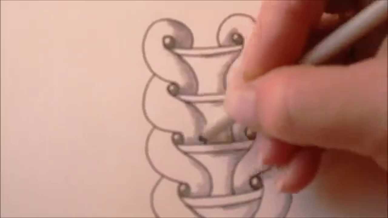 How to draw tanglepattern Kringel