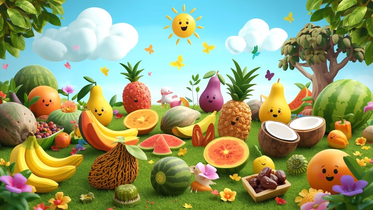 Les Fruits Africains Comptine