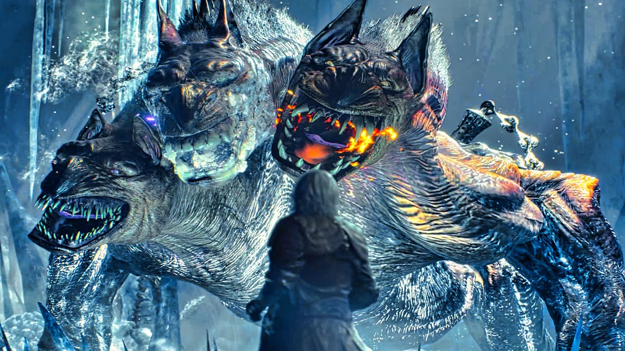 Dante Vs King Cerberus Boss Fight - Devil May Cry 5 (4K Ultra HD)